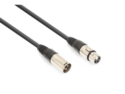 Vonyx CX350-3 DMX kabel XLR samec - XLR samice 3m (110 Ohm)