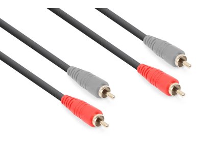 Vonyx CX340-6 kabel 2x RCA (M) - 2x RCA (M) 6m