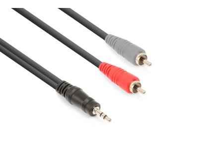 Vonyx CX334-6 kabel 3,5 mm stereo jack - 2x RCA 6m