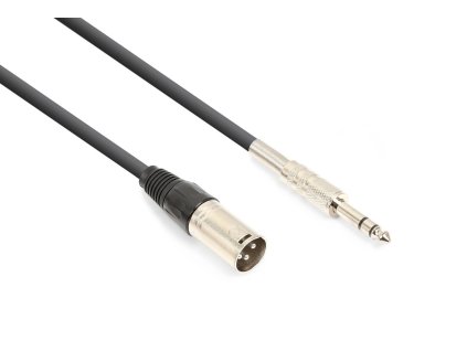 Vonyx CX316-3 kabel XLR (M) - 6,3mm jack stereo (M) 3m