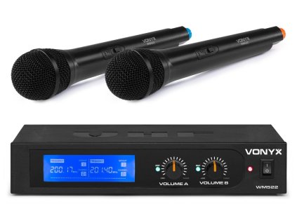 Vonyx WM522 Micro VHF 2CH HH Display