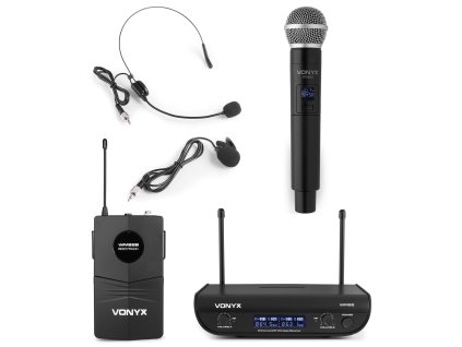 Vonyx WM82C Micro UHF digital 2ch BP+HH