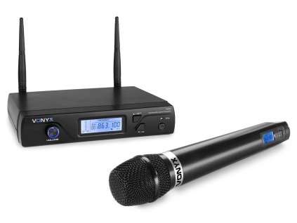 Vonyx WM61 Wireless Microphone UHF With 1 Handheld