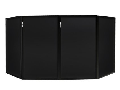 Vonyx DB2B skládací stěna 120 x 70 černá (4 panely)