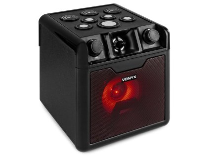 Vonyx SBS50B-DRUM karaoke set černý s bicími pady