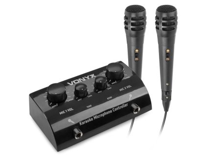 Vonyx AV430B Karaoke Microphone Controller, černý