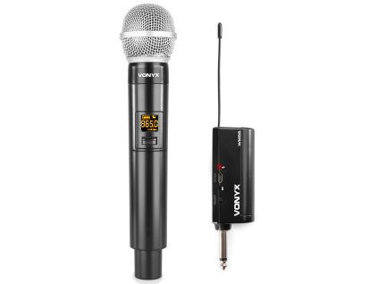 Vonyx WM55 Wireless Microphone Plug-and-Play UHF
