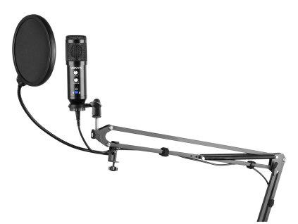 Vonyx CMS320B Studiová mikrofonní sada USB černá s echem