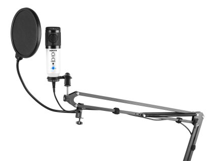 Vonyx CMS320BW Studiová mikrofonní sada USB bílá s echem