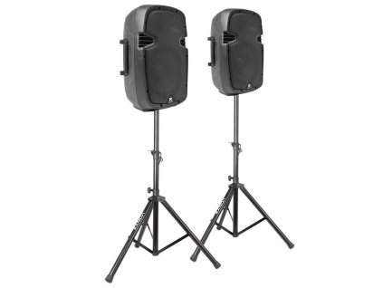 Vonyx SPJ-1000A 10" 800W Set aktivních reproboxů se stojany