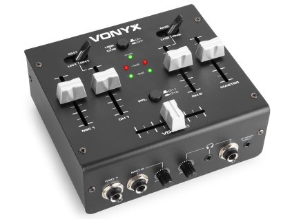 Vonyx VDJ2USB 3-Channel Stereo DJ/USB Mixer