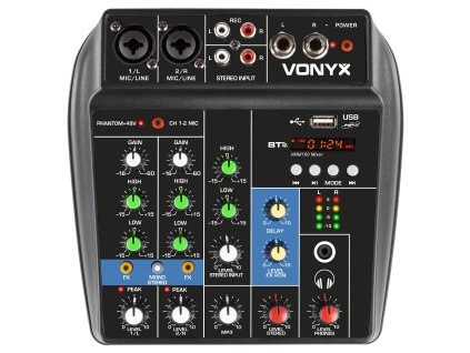 Vonyx VMM100 Mixážní pult s USB/BT