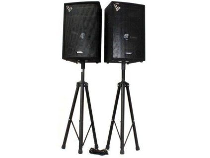 Vonyx SL12 1200W Set reproboxů se stojany a kabely