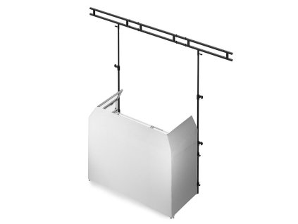 Vonyx DB3 Complete DJ Booth Set skládacího mobilního DJ stolu se světelnou rampou