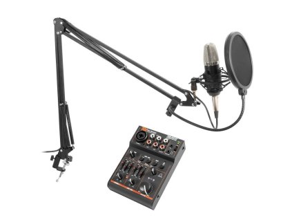 Vonyx CMS400 Set studiového mikrofonu a mixpultu s Bluetooth a USB