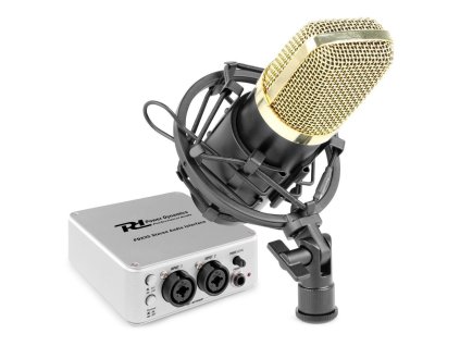 Vonyx CM400B Set studiového mikrofonu s PDX25 USB audio rozhraním