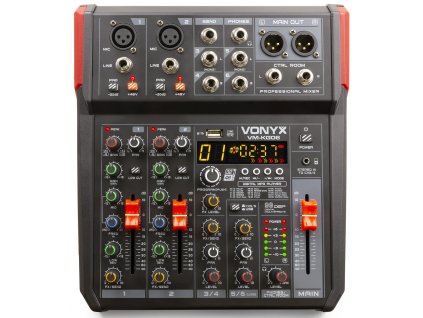 Vonyx VM-KG06 Music Mixer 6-kanálový BT/DSP/USB Record