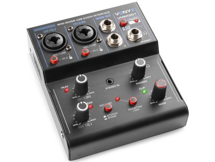 Vonyx VMM301 3-Kanálový mix s USB audio rozhraním