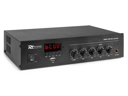 Power Dynamics PDM45 100V Mixer-Amplifier With BT And Media Player 45W