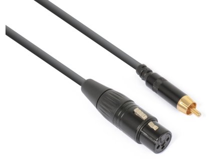 Power Dynamics CX136 kabel XLR (F) - RCA (M) 0,15m