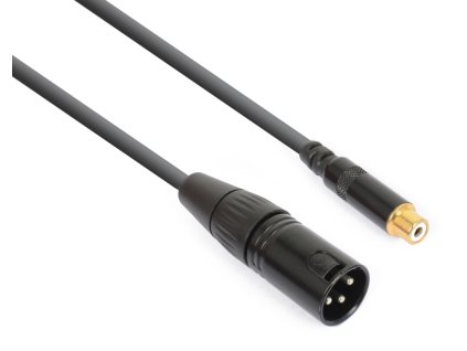 Power Dynamics CX134 kabel XLR (M) - RCA (F) 0,15m