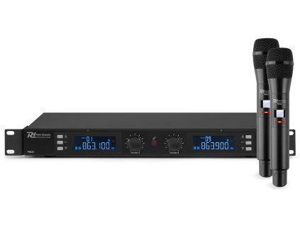 Power Dynamics PD632H Bezdrátový UHF mikrofonní systém s 2 ručními mikrofony