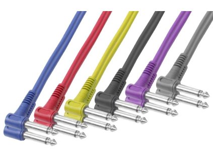 Power Dynamics CX96-05 Patch Cable 6PCS- 0,5M Color OFC Mono