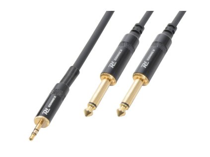 Power Dynamics CX86-3 Cable 3.5 Stereo-2X6.3 Mono 3.0M HQ