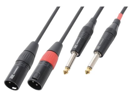 Power Dynamics CX64-01 Cable Converter 2 X XLR Male - 2 X 6.3 Mono