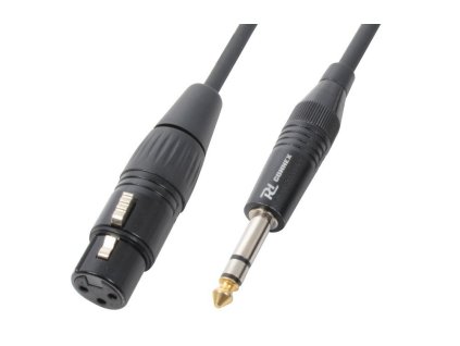 Power Dynamics CX46-1 Cable XLR Female - 6.3 mm Stereo 1.5M