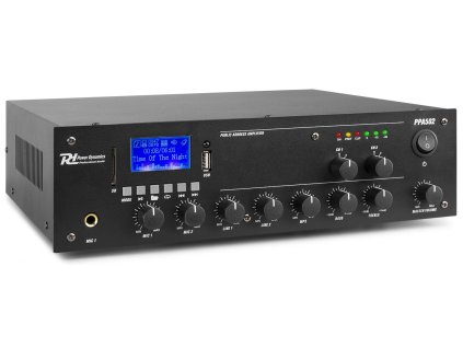 Power Dynamics PPA502 100V Mixer-Amplifier 50W 2 Zones