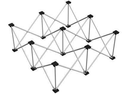 Power Dynamics Spider D750 Deck Riser Legs 100 x 100cm Aluminium 40cm