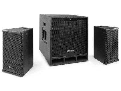 Power Dynamics Combo 1200 12” Subwoofer + 2x 6,5” tops