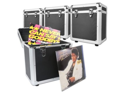 Power Dynamics RC80 12" Black Set 4 kufrů na vinyly