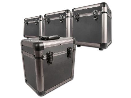 Power Dynamics RC80 12" Titanium Set 4 kufrů na vinyly