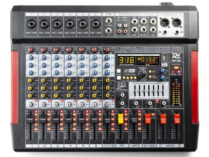 Power Dynamics PDM-T804 Stage Mix 8-kanálový DSP/MP3