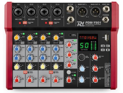 Power Dynamics PDM-Y601 music mixer 6ch BT/MP3