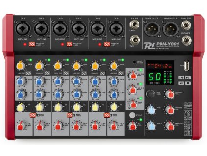 Power Dynamics PDM-Y801 music mixer 8ch BT/MP3