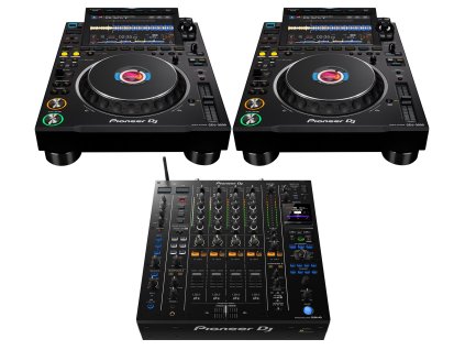 Pioneer DJ 2x CDJ-3000 + 1x DJM-A9