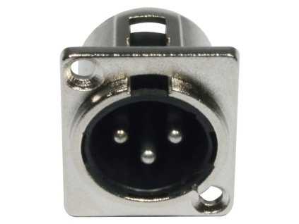 Accu Cable AC-C-XM3 XLR 3pin male panel metal