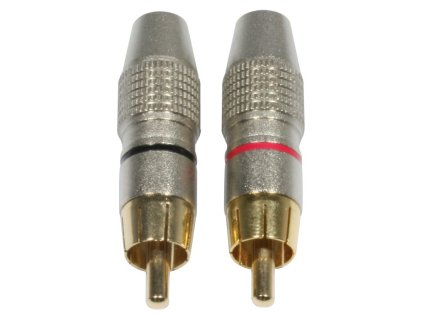 Accu Cable AC-C-RMG/SET RCA Cinch plug male gold
