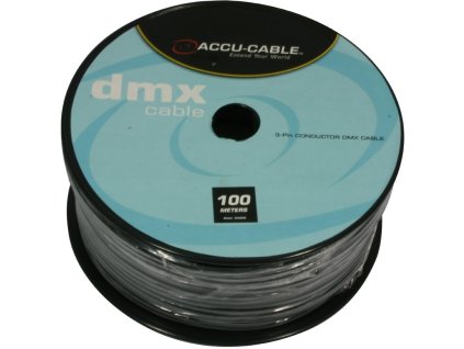 Accu Cable AC-DMX3/100R DMX kabel na cívce 100m