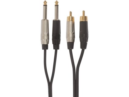 Bespeco ROCKIT Interlink Cable 2x RCA - 2x Jack Mono 1,5 m