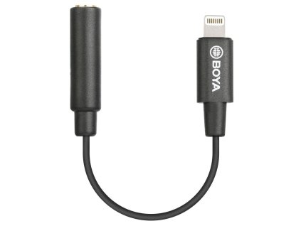 BOYA BY-K3 Redukce Lightning - 3,5mm female TRRS