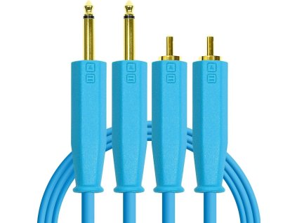 DJ TechTools Chroma Cable RCA-6,3 TS Blue