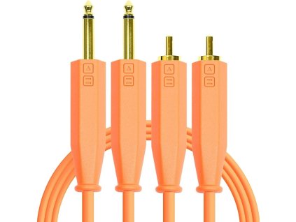 DJ TechTools Chroma Cable RCA-6,3 TS Orange
