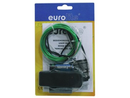 Eurolite neonový provázek 2mm, 2m, zelený