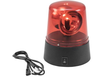 Eurolite Led Mini Policejní Maják Červený
