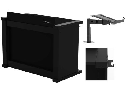 Humpter B3 + Laptop Stand + Microphone Holder Black