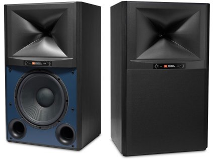 JBL 4349 BLK - 2-pásmové regálové monitory, 12" - černá barva